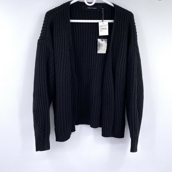 Code X Mode ribbed chunky knit cardigan size large - Picture 3 of 9